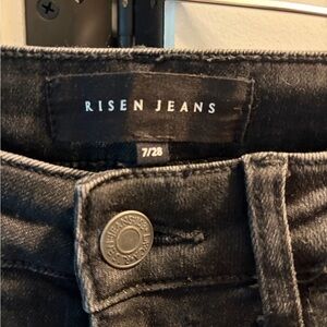 Risen Jeans Women's Black Boyfriend Jeans